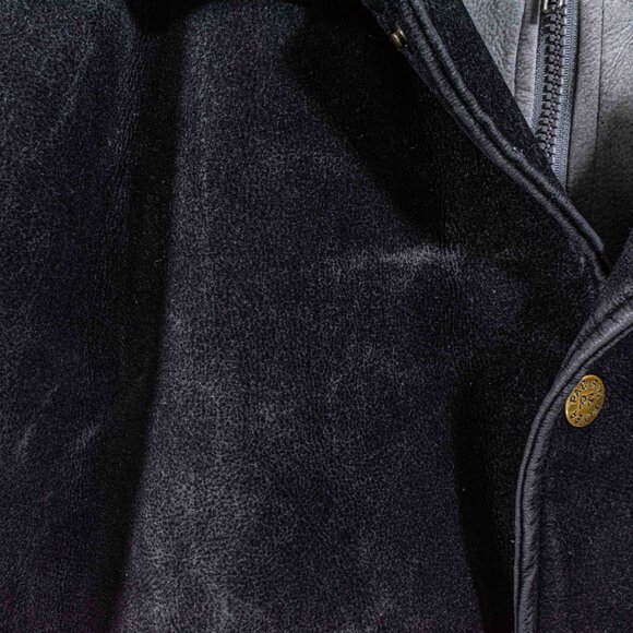 Pacific Flyer Embroidered Varsity Jacket Faux Suede XXL VTG 90s Streetwear - Picture 8 of 16